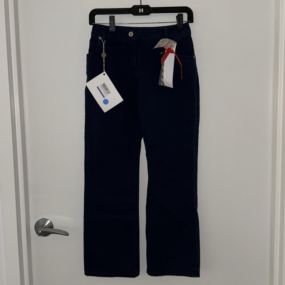 Off white cropped denim jeans size 26